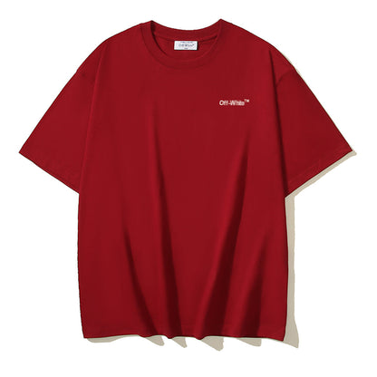 OFF-Whlte Arrow Logo Cotton T-shirt