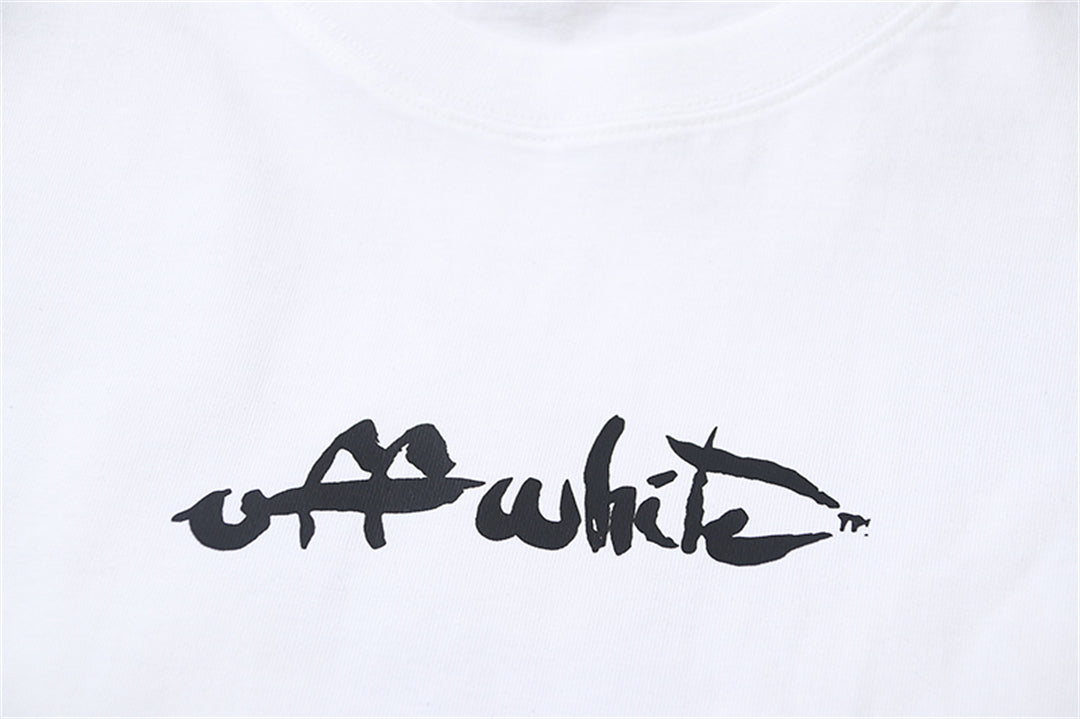 OFF-Whlte Arrow Logo Cotton T-shirt#1144
