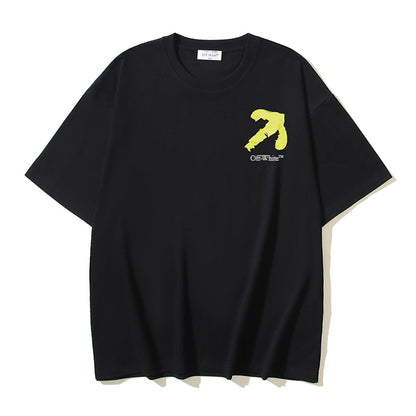 OFF-Whlte Arrow Logo Cotton T-shirt#1118