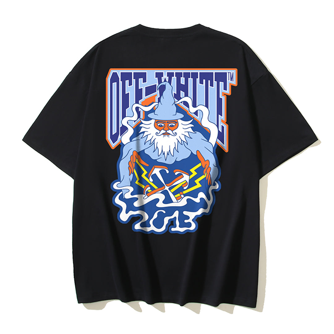 OFF-Whlte Arrow Logo Cotton T-shirt#1101