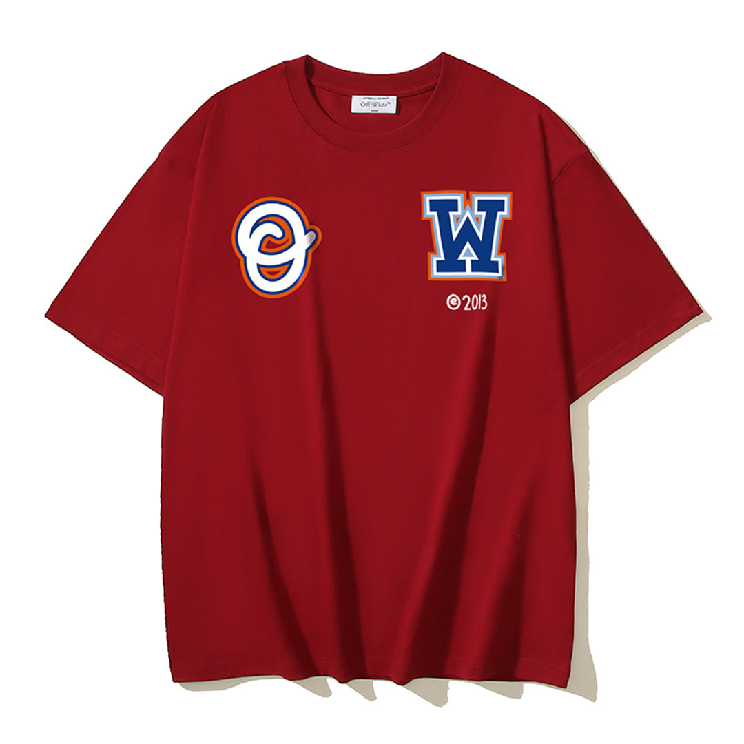 OFF-Whlte Arrow Logo Cotton T-shirt#1101